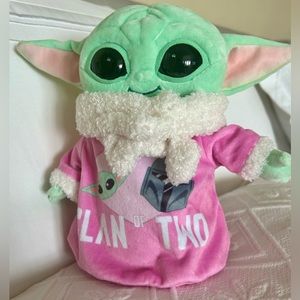 Star Wars  Grogu Plush -Clan of Two- 8" Baby Yoda Mandalorian The Child Mattel